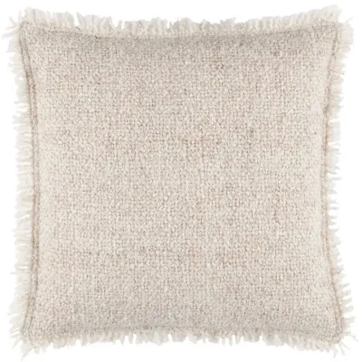 Boucle Natural Indoor/Outdoor Decorative Pillow 20" Square