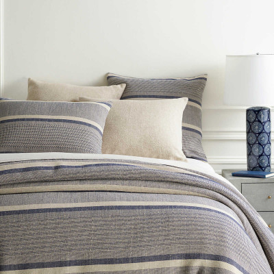 Morocco Linen Indigo Duvet Cover