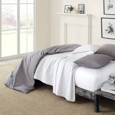 Washed Linen White Bedding