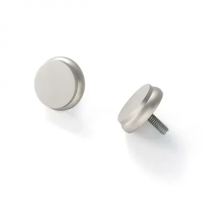 End Cap Satin Nickel Finials One Size