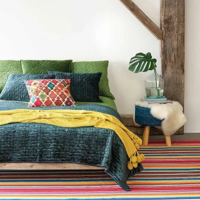 Parisienne Velvet Evergreen Quilted Bedding