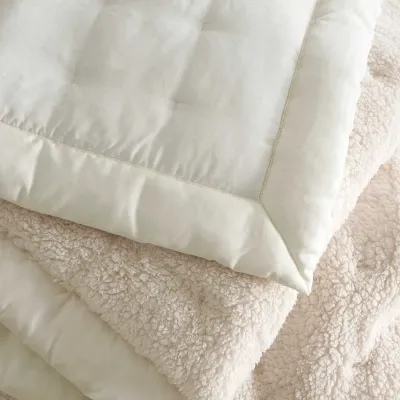 Marshmallow Fleece Ivory Puff Bedding