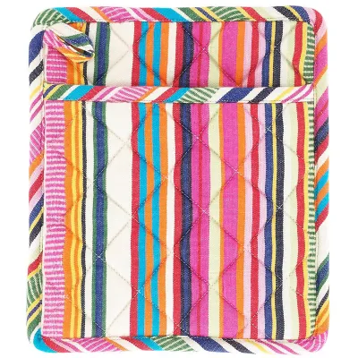 Bright Stripe Pot Holder Set of 2