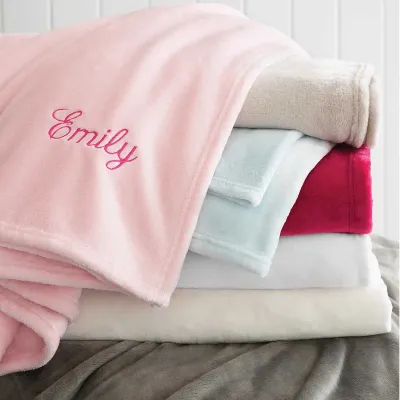 Sheepy Fleece 2.0 Pale Rose Throw One Size