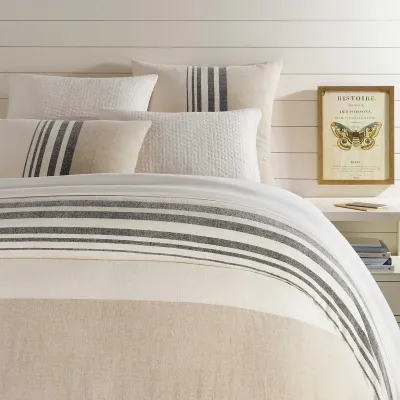 Linen Chenille Stripe Bedding