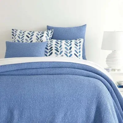 Bubble French Blue Matelasse Bedding