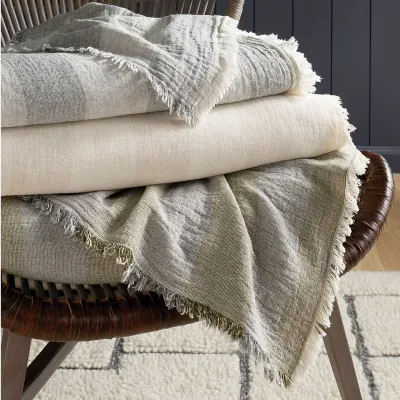 Langham Moss Blankets by Marie Flanigan