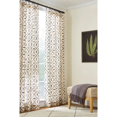 Tatum Ivory Curtain Panels