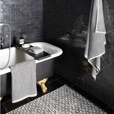 Ceylon Black Bath Towels