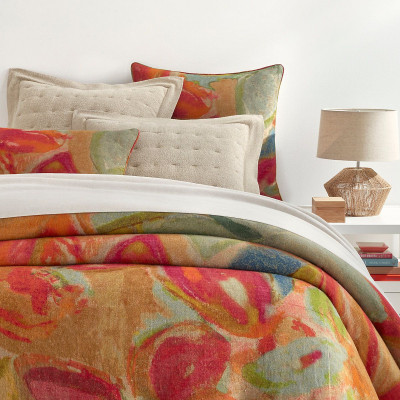 Joy Linen Multi Duvet Cover and Shams