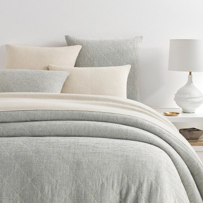 Tilden Natural/Grey Matelasse Bedding