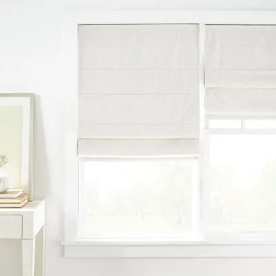 Textured Cordless Roman Natural Shades