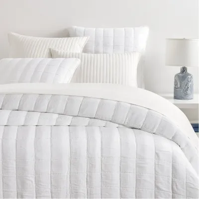 Monet White Quilted Bedding