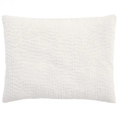 Viola Velvet Dove White Quilt Bedding