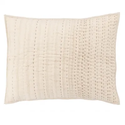 Bryant Natural Quilted Sham Dutch Euro