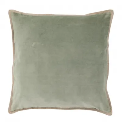 Gehry Velvet/Linen Desert Sage Decorative Pillow