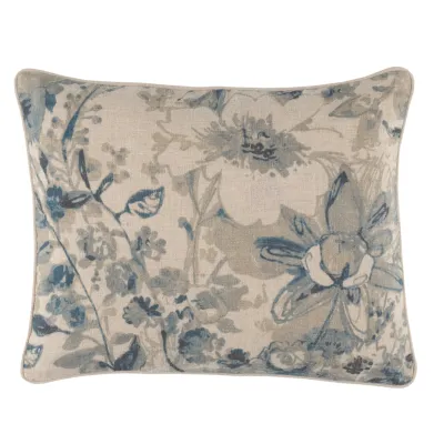 Meadow Blue Decorative Pillow - 16" Lumbar