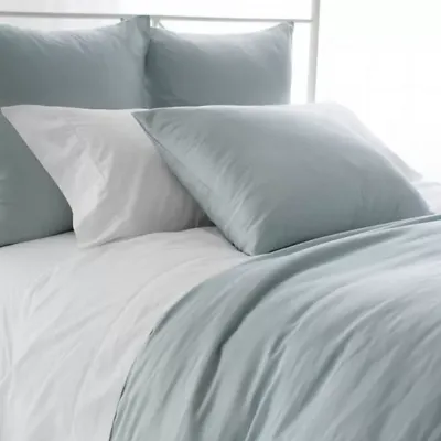 Silken Solid Robin's Egg Blue Bedding