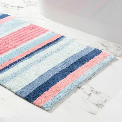 Aruba Stripe Bath Rugs