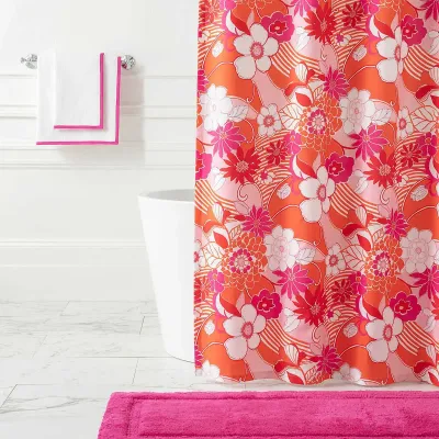 Classic Fuchsia Bath Rugs