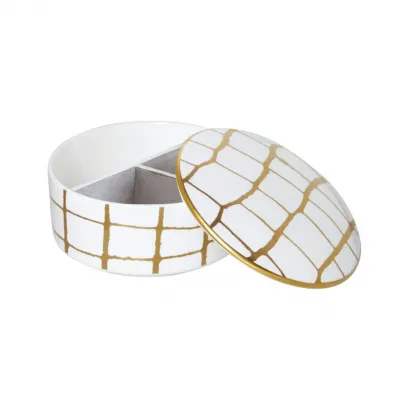 Alligator Gold Jewelry Box