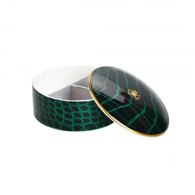 Alligator Emerald Jewelry Box (Special Order)