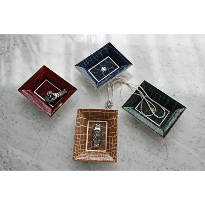 Alligator Ruby Vide Poche/ Jewelry Tray