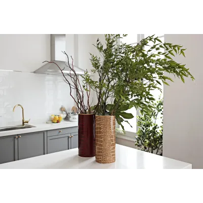 Alligator Ruby Tall Vase