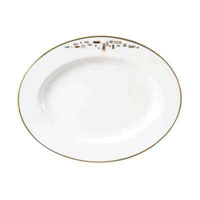 Diana Gold 11" Oval Platter (Special Order)