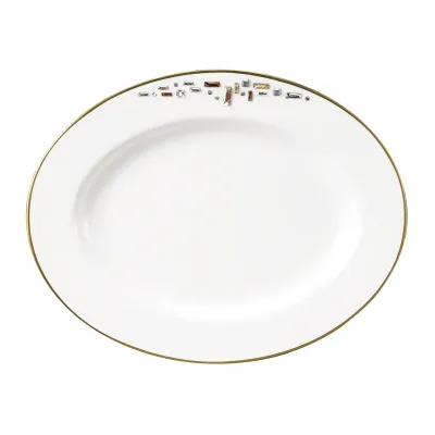 Diana Gold 12" Oval Platter