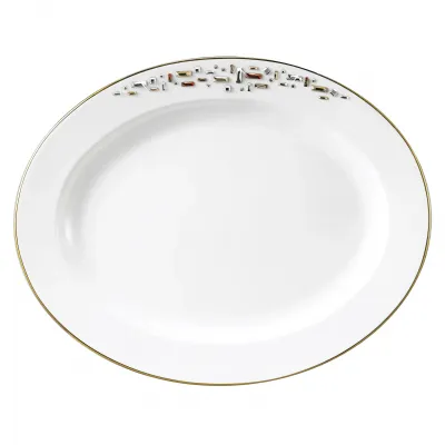 Diana Gold 14" Oval Platter