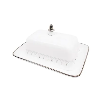Princess Platinum Butter Dish