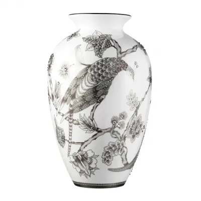 Pavo Silver Vase