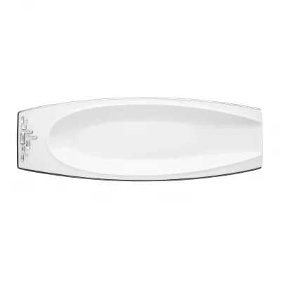 Diana Black Sandwich Platter (Medium) (Special Order)
