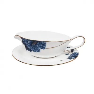 Emperor Flower Gravy Boat & Saucer