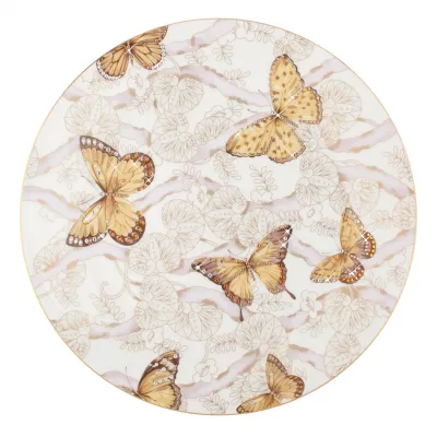 Butterfly Jeweled Butterfly Decorative Plate