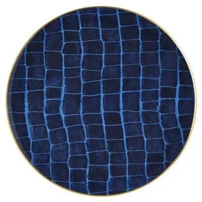 Alligator Sapphire Charger Plate (Special Order)