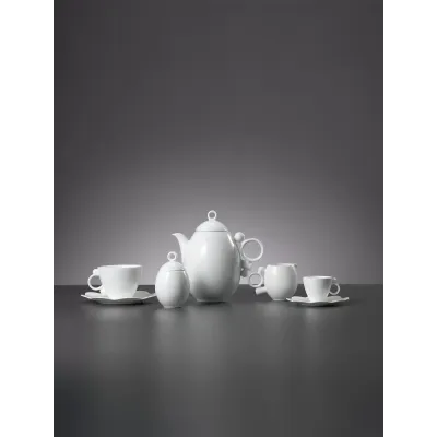 Geometrica White Coffee/Tea Service
