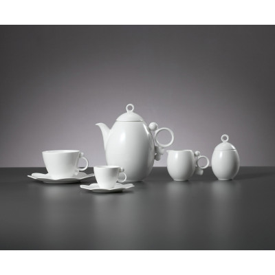 Geometrica White Coffee/Tea Service