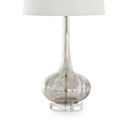 Milano Table Lamp, Antique Mercury