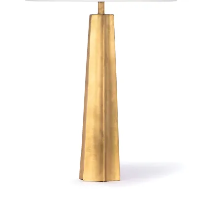 Celine Table Lamp, Gold Leaf