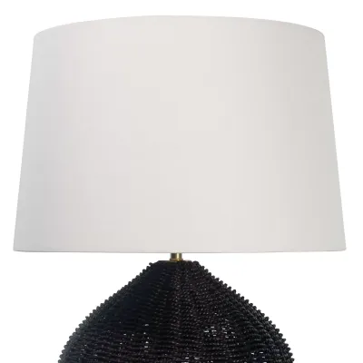 Coastal Living Georgian Table Lamp, Black
