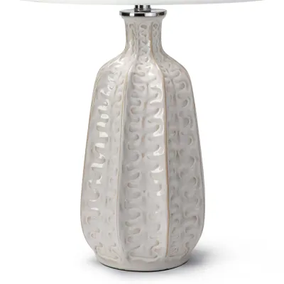 Coastal Living Antigua Ceramic Table Lamp, Ivory