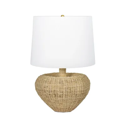 Avery Rattan Table Lamp