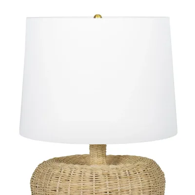 Avery Rattan Table Lamp