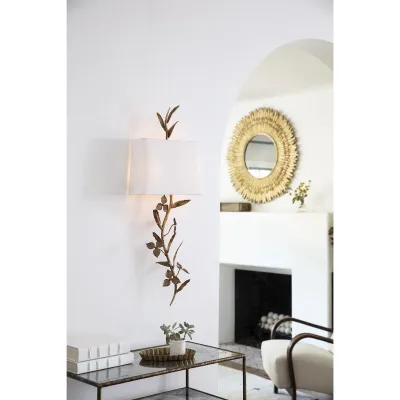 Southern Living Trillium Shaded Sconce