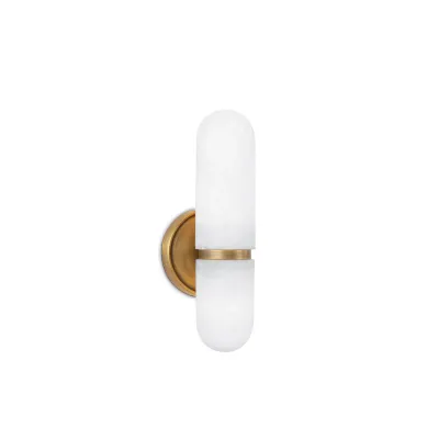 Salon Sconce Small Natural Brass