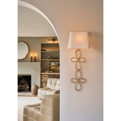 Minuet Sconce (Gold Leaf)