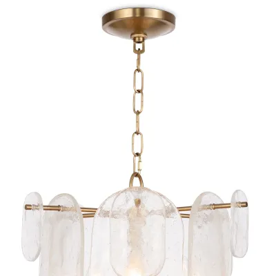 Echo Pendant Natural Brass