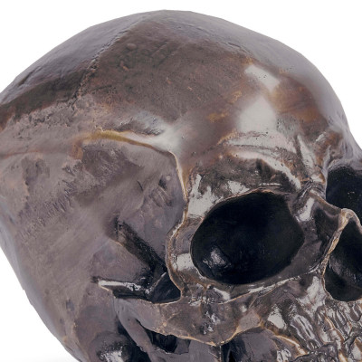 Metal Skull, Antique Bronze